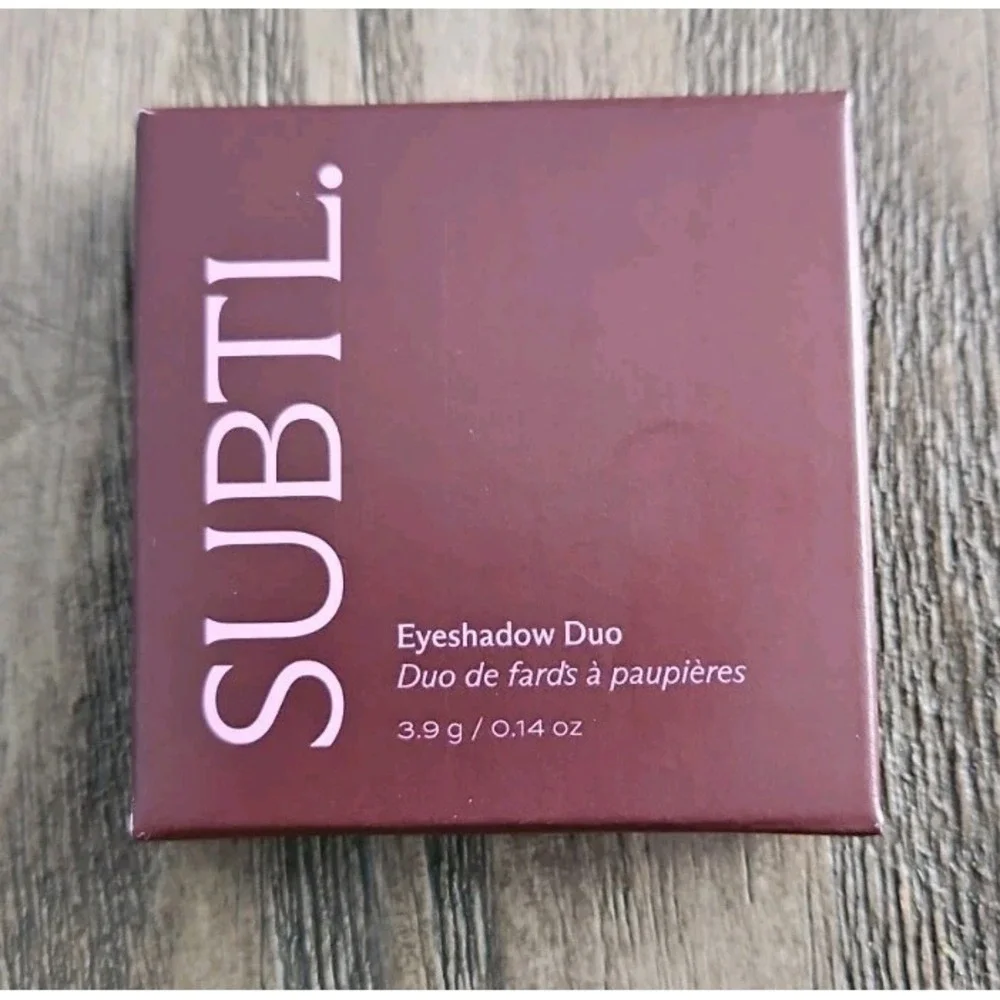 SUBTL Eyeshadow Duo - Jelly Pinky Brown Matte & Pinky White Shimmer